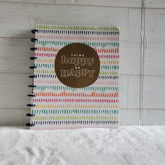 The Happy Planner Big Notebook Think Happy Be Happy Read Description - Picture 1 of 8